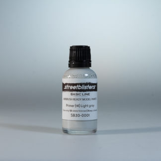StreetBlisters paints - Light Grey Flocking powder 20ml - 16001 for scale  modelling